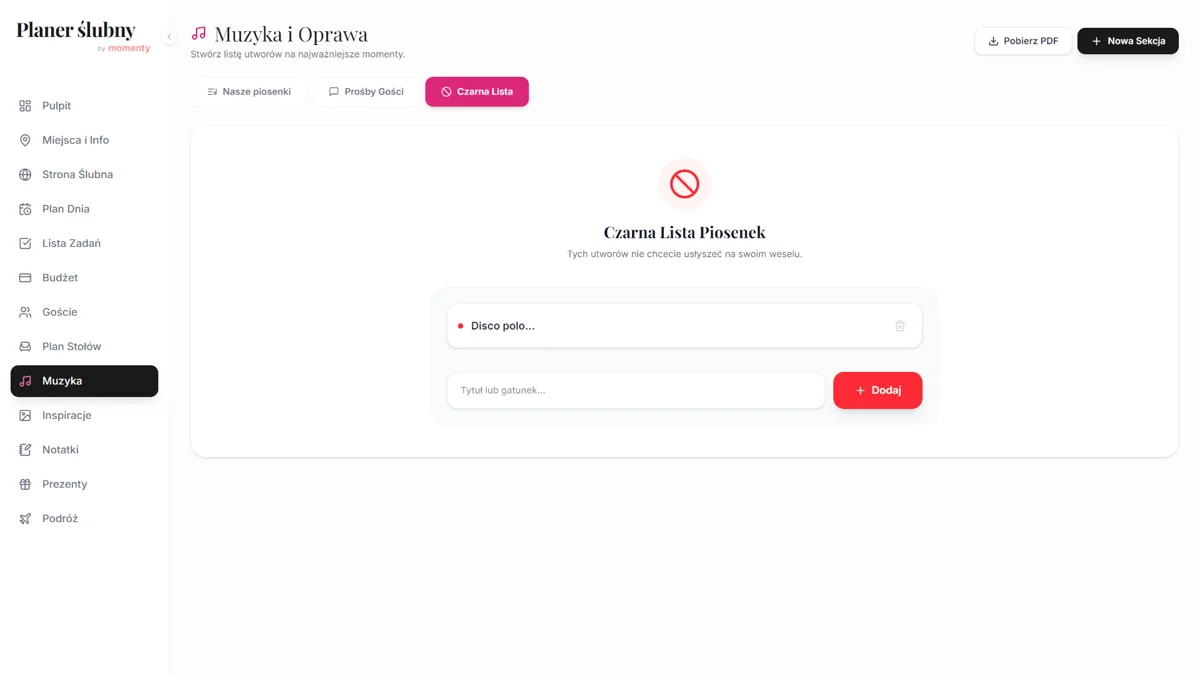 Playlisty weselne online z piosenkami na pierwszy taniec i prośbami gości Playlisty weselne online z piosenkami na pierwszy taniec i prośbami gości